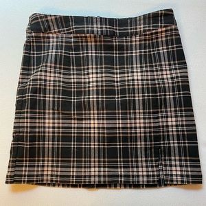 Garage Plaid Skirt
